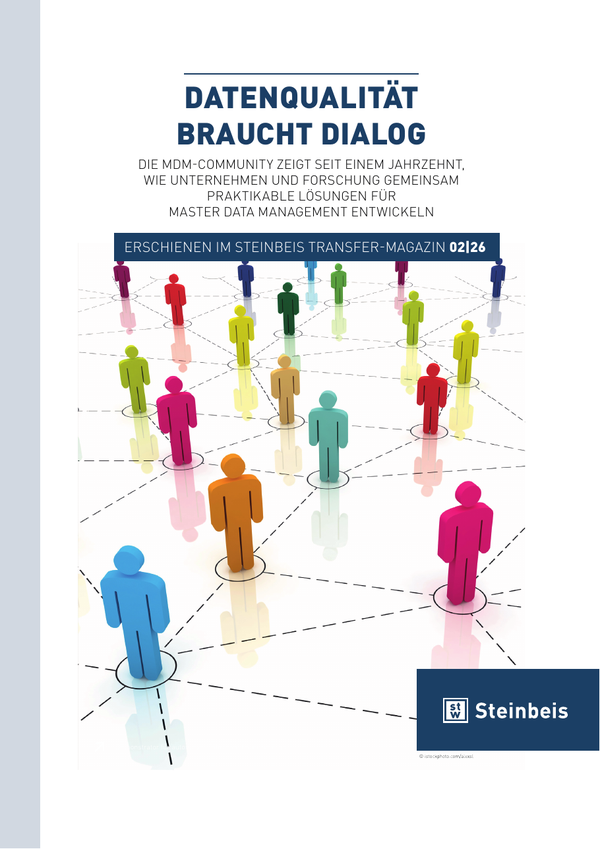 Titelseite des Sonderdrucks Datenqualität braucht Dialog