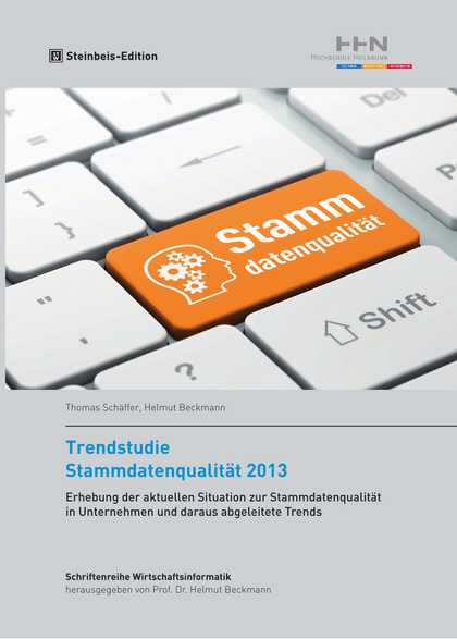 Umschlag der Trendstudie Stammdatenqualität 2013